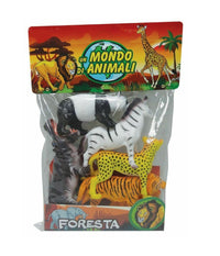 Confezione Un Mondo Di Animali Foresta Giocattolo Gioco Per Bambini Bimbi         