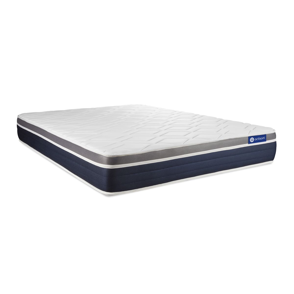 Kit rete e materasso Actiflex confort 135x200cm - Spessore : 26cm - Molle insacchettate e memory foam - Moderatamente rigido