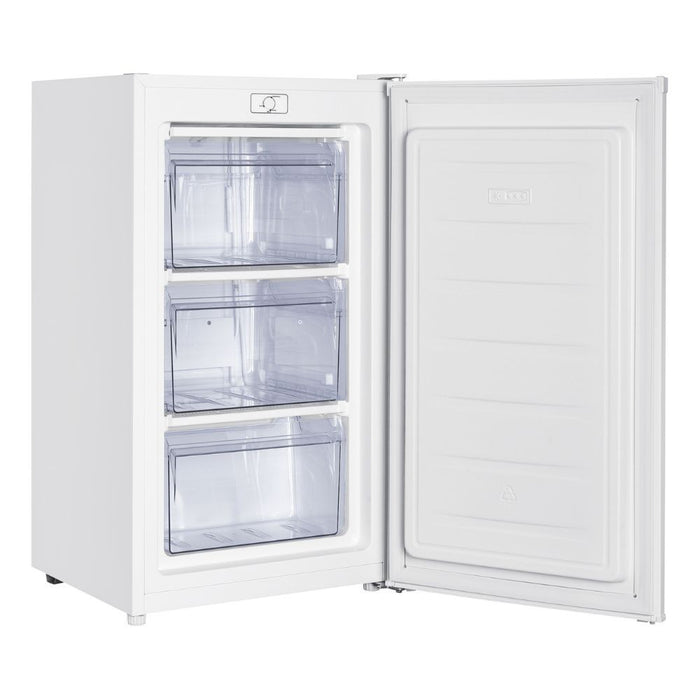 Congelatore verticale 3 cassetti DCV08SM3WE0 60 lt classe E bianco Daya