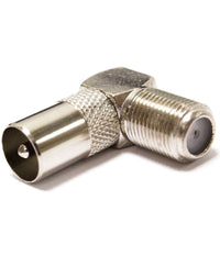 Connettore Adattatore Angolo 90° Maschio-femmina Antenna Satellitare Tv Maxtech C-001         