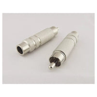 Connettore Adattatore Convertitore Aux Da 6,5mm F Stereo Audio A Spina Rca C-071         