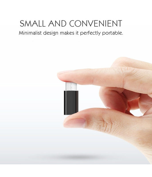 Connettore Adattatore Convertitore Da Usb-c Tipo C Type-c A Micro Usb Microusb         