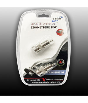 Connettore Adattatore Da Bnc Maschio A Rca Maschio Videosorveglianza Maxtech C-bnc10         