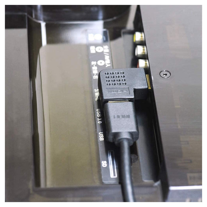 Connettore Adattatore Hdmi Maschio/femmina Angolato Piatto Convertitore Video C-061         