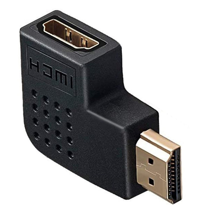 Connettore Adattatore Hdmi Maschio/femmina Angolato Piatto Convertitore Video C-061         