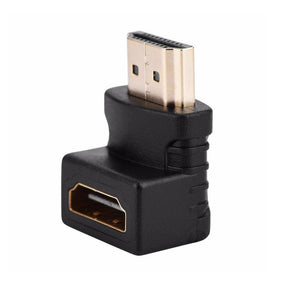 Connettore Adattatore Video Hdmi Maschio A Hdmi Femmina Angolo Retto 90° Tv C-063         