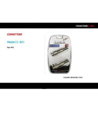 Connettore Bnc Maschio Connettori Adattatore Per Videosorveglianza Maxtech C-021         