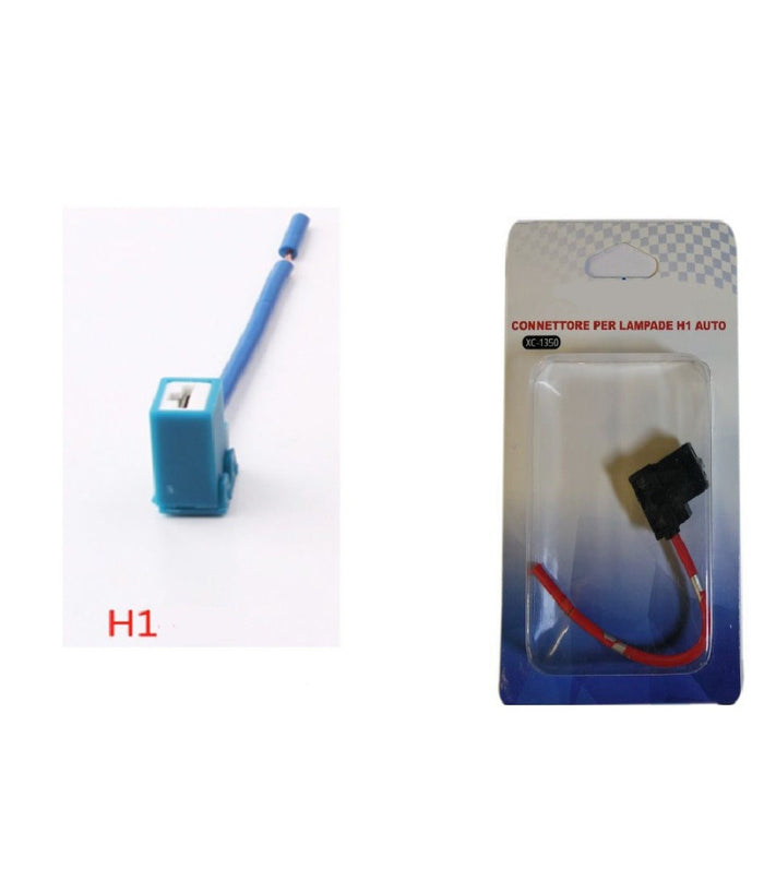 Connettore Cavo Ricambio Lampada Attacco H1 Cablaggio Auto Moto Presa Xc-1350         