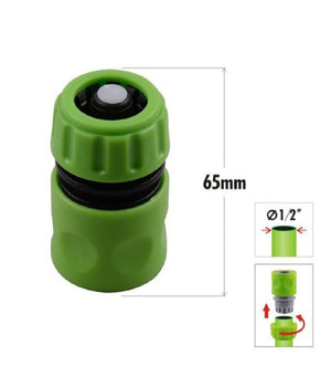 Connettore Con Innesto Rapido Per Tubo 1/2â€³ 1.25cm Con Blocco Acqua 65 Mm 90020         