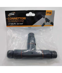Connettore Di Giunzione Forma T Impermeabile Ip68 Collegamento 3 Posti Cavo Cn-t         