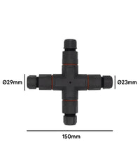 Connettore Di Giunzione Stagna Giunto Cavi Forma Di X Impermeabile Ip68 16a Cn-x         
