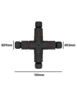 Connettore Di Giunzione Stagna Giunto Cavi Forma Di X Impermeabile Ip68 16a Cn-x         