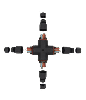 Connettore Di Giunzione Stagna Giunto Cavi Forma Di X Impermeabile Ip68 16a Cn-x         