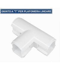 Connettore Giunto A T Per Connessioni Plafoniere Lineari Raccordabili Yl20-t         