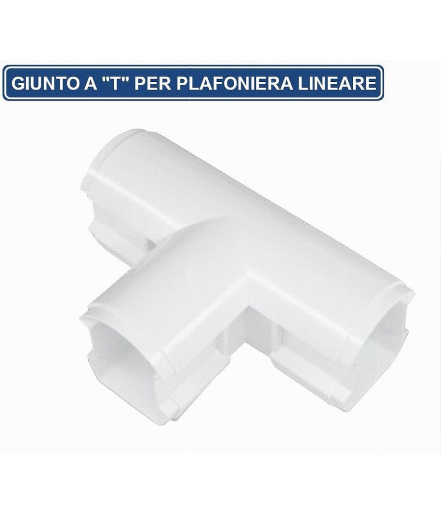 Connettore Giunto A T Per Connessioni Plafoniere Lineari Raccordabili Yl20-t         
