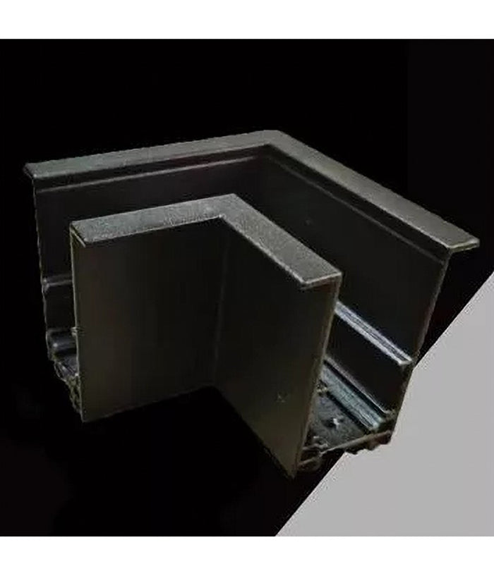 Connettore Giunto Angolare Curva Nero Per Binario Magnetico 48v Accessori Tk670-l         