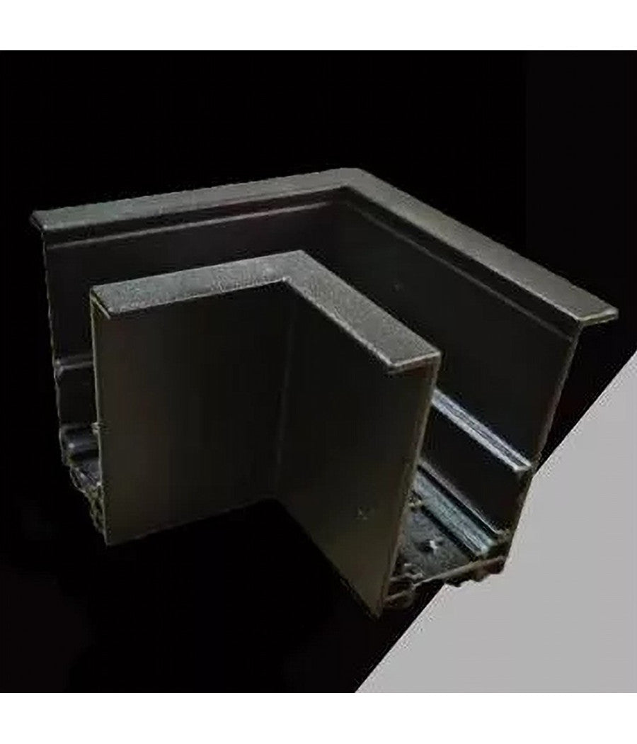 Connettore Giunto Angolare Curva Nero Per Binario Magnetico 48v Accessori Tk670-l         