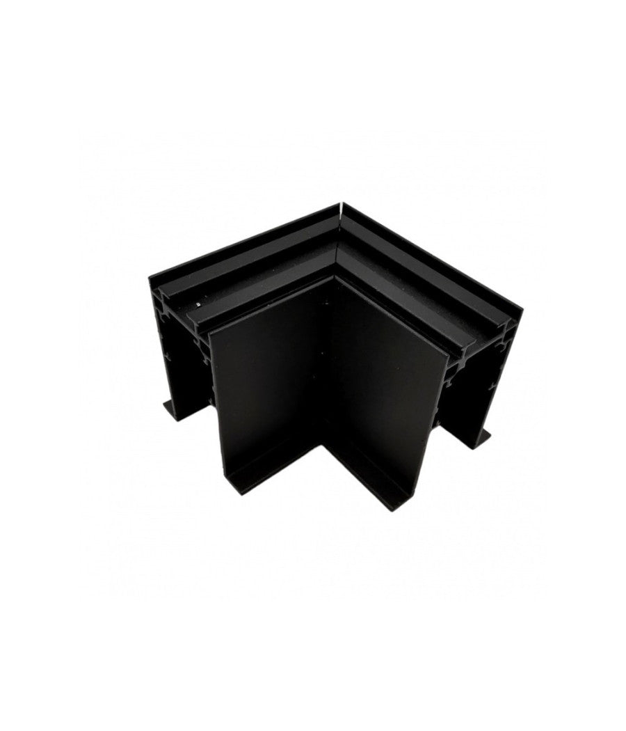 Connettore Giunto Angolare Curva Nero Per Binario Magnetico 48v Accessori Tk670-l         