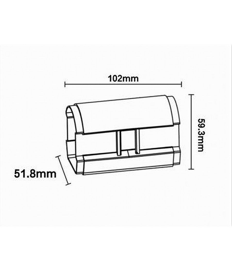 Connettore Giunto Diritto Per Connessioni Plafoniere Lineari Raccordabili Yl20-d         