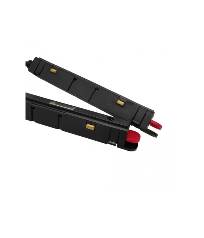 Connettore Giunzione Angolare Installabile Guida Binario Magnetico Nero 48v Mk-j         