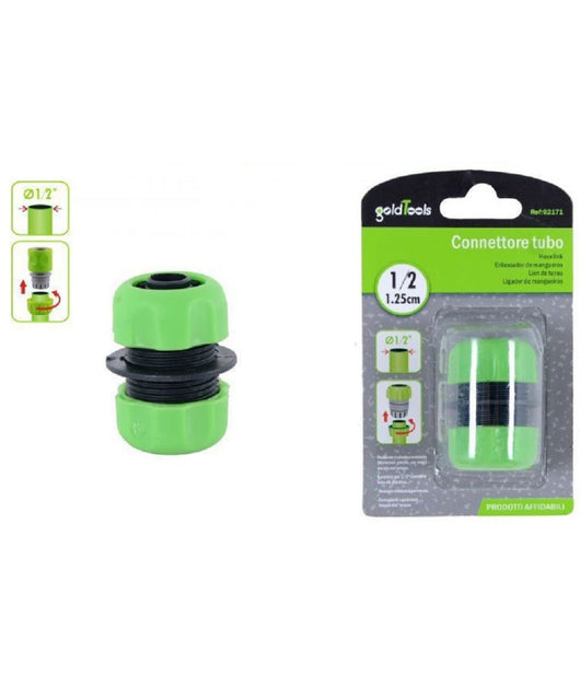 Connettore Giunzione Tubi Da 1/2â€³ Innesto Riparatore In Plastica Giardino 92171         