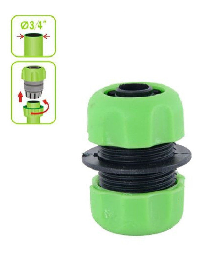 Connettore Giunzione Tubi Da 3/4â€³ Innesto Riparatore In Plastica Giardino 92172         