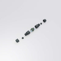 Connettore stagno IP68 per illuminazione esterna - Forma a X - Alta sicurezza 16A 240V Beneito & Faure - Spina, attacco