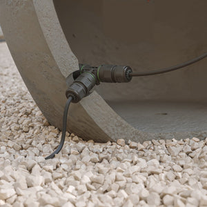 Connettore stagno IP68 per illuminazione esterna - Forma Lineare - Alta sicurezza 16A 240V Beneito & Faure - Spina, attacco