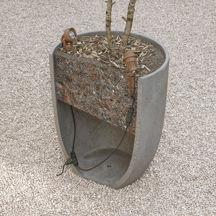 Connettore stagno IP68 per illuminazione esterna - Forma a X - Alta sicurezza 16A 240V Beneito & Faure - Spina, attacco