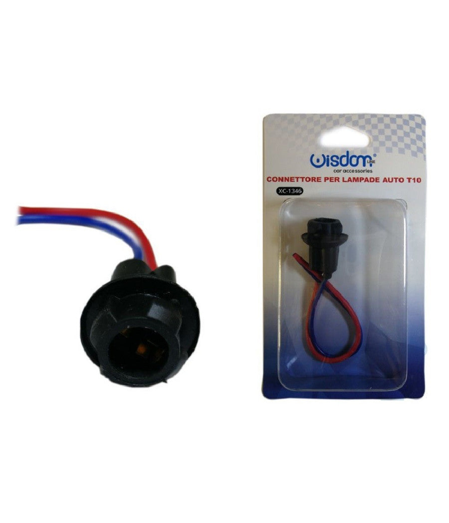 Connettore Lampade Auto T10 Spina Versione W5w Socket W2 1x9 5d Lampade Xc-1346         