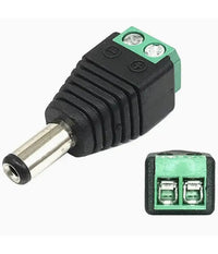 Connettore Maschio 2.1mm X 5.5mm Dc Alimentazione Per Telecamere Maxtech C-013         