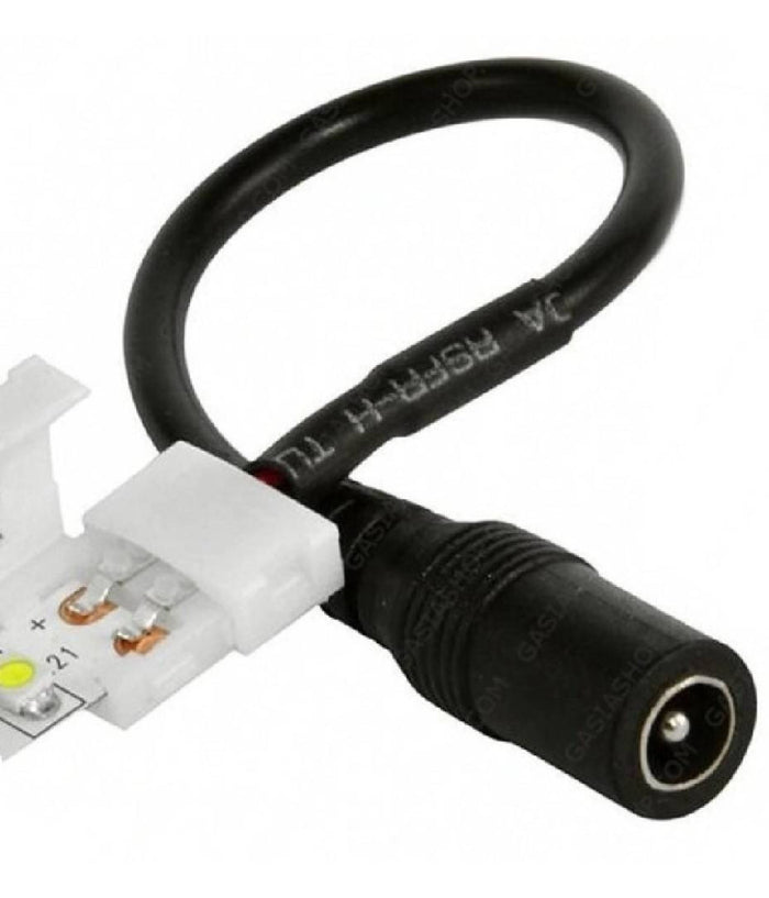 Connettore Per Strisce Led 10mm Clip 2 Pin Jack Per Strip Led Monocolore 10mm-dc         