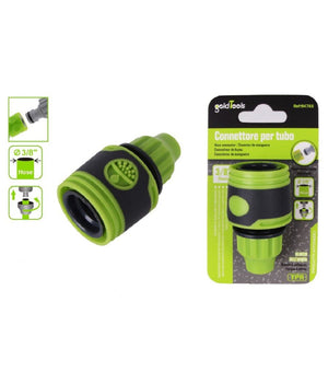 Connettore Raccordo Con Innesto Rapido Per Tubo Da 3/8" 9mm In Plastica 94765         