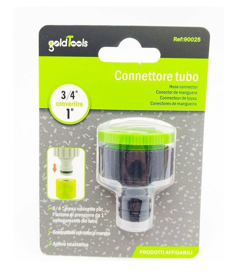 Connettore Rapido Con Filetto Femmina Da 3/4â€³ A 1â€³ Per Tubo Rubinetto 50mm 90025         