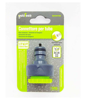 Connettore Rapido Universale Con Filetto Femmina Da 1/2" E 3/4" Per Tubo 94763         
