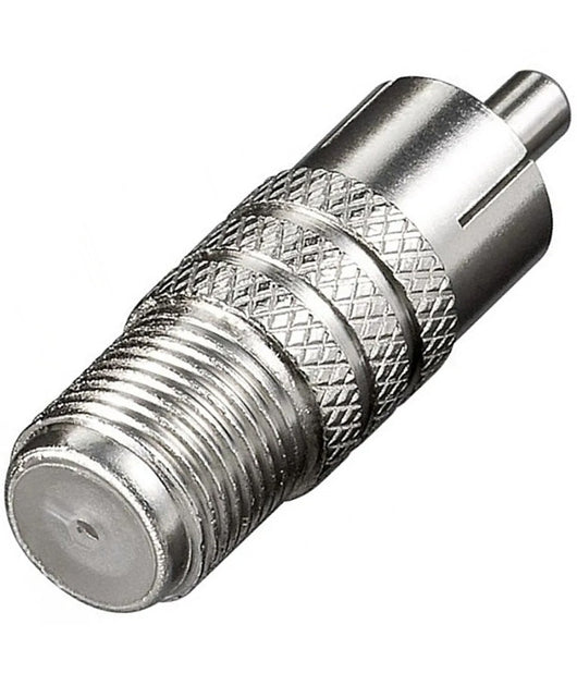 Trade Shop - Connettore Rca Maschio / Satellitare Femmina Adattatore Televisore Maxtech C-009 -