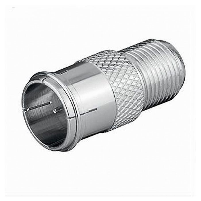 Connettore Satellitare Per Adattatore Maschio A Spinotto Femmina Tv Maxtech C-011         