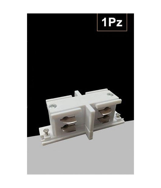 Connettore Tipo I Dritto Giunto Per Binario Trifase Colore Bianco Nero Gf068-d         