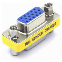 Connettore Vga Femmina A Femmina Video 720p Adattatore Prolunga Cavo Tv C-058         