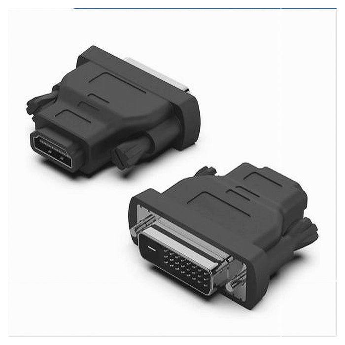 Connettore Video Adattatore Da Dvi Maschio A Hdmi Femmina Tv Convertitore C-054         