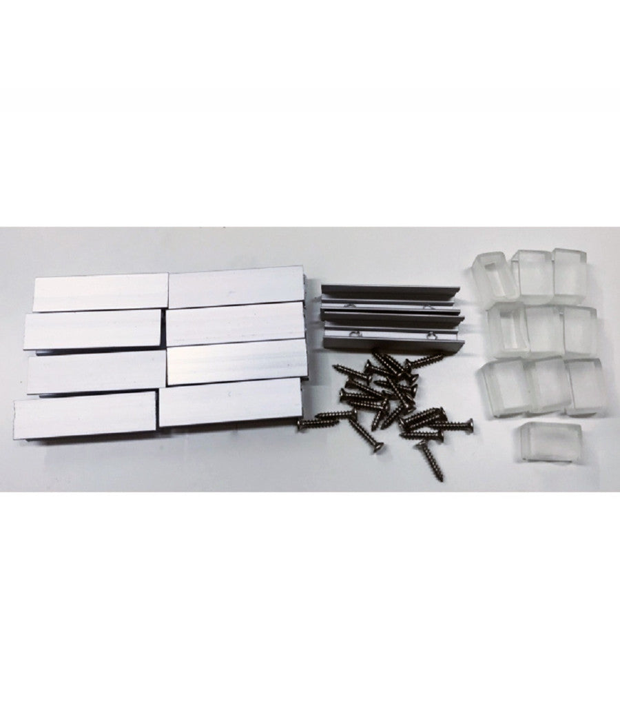 Connettori Gommini E 10 Porta Led Profilo A U 5cm Per Stripled Impermeabile Viti         