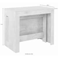 Console Estendibile Pratika 52Cm Fino A 3 Metri Acero