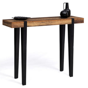 IDMarket - Console in legno AUSTRIA con gamba a perno