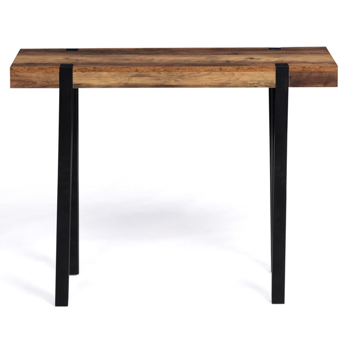 IDMarket - Console in legno AUSTRIA con gamba a perno