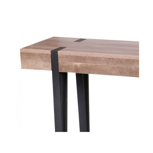 Consolle LOVY - Legno con Piedi in Metallo Nero
