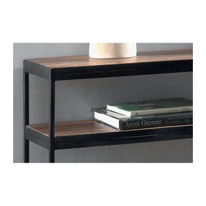 Consolle da salotto GOA in legno massiccio. Mobile in stile industriale.