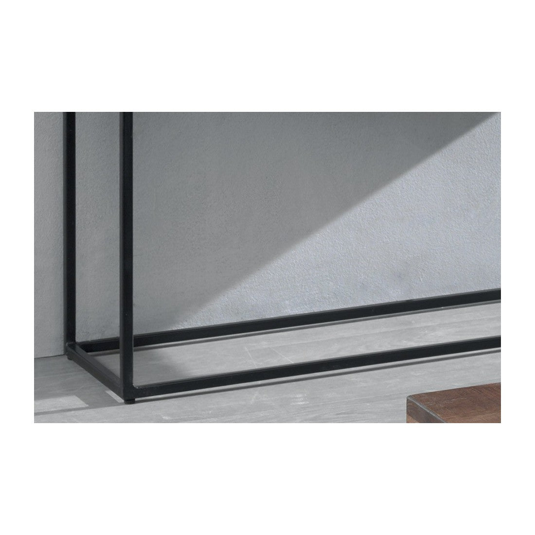 Consolle da salotto GOA in legno massiccio. Mobile in stile industriale.