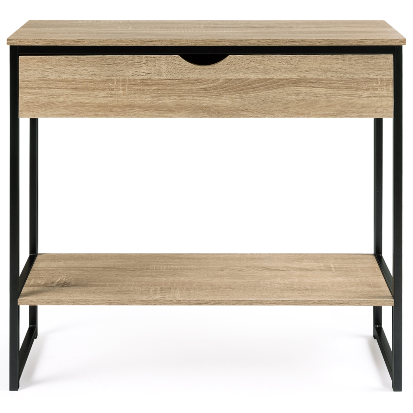 IDMarket - Consolle 1 cassetto DETROIT 1 ripiano design industriale