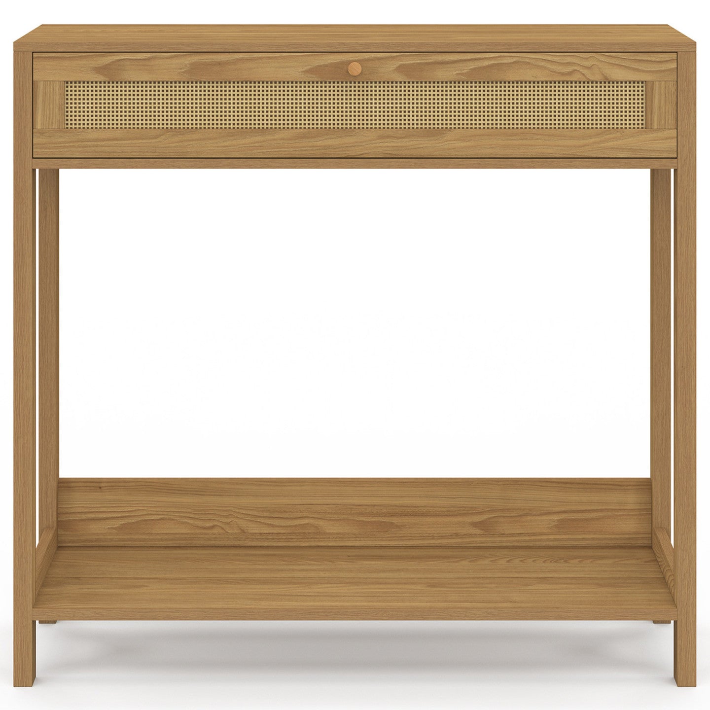 IDMarket - Consolle a 1 cassetto HANAE effetto canna naturale