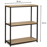 IDMarket - Consolle a 3 livelli di design industriale DETROIT